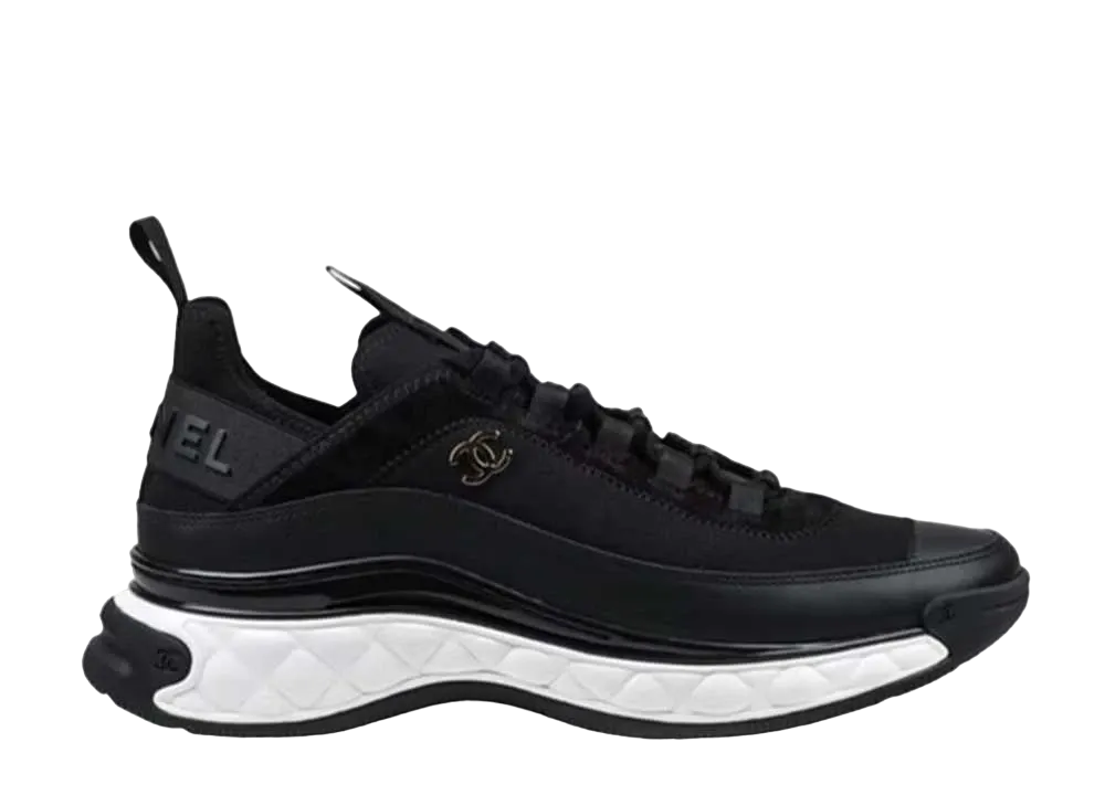 Chanel Low Top Trainer "Velvet Black"