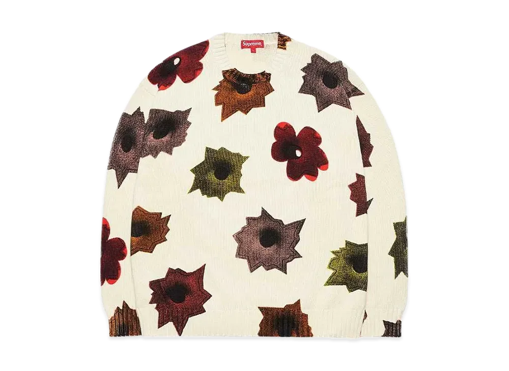 Supreme Nate Lowman Sweater "White"