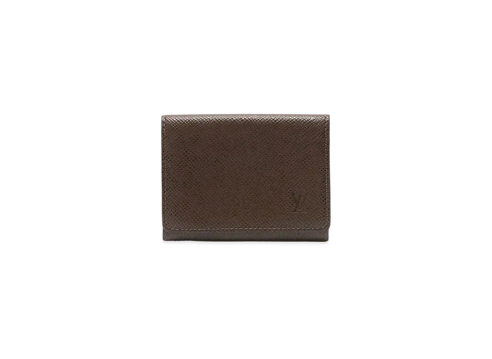 Louis Vuitton Taiga Enveloppe Carte de Visite "Grizzly"