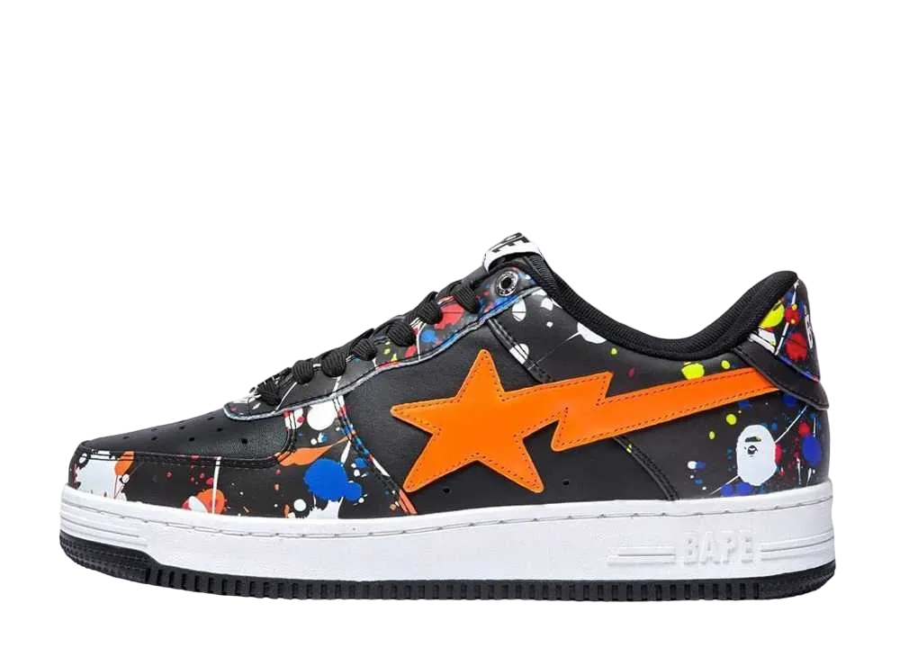 A BATHING APE®︎ BAPE STA "Black Splatter"