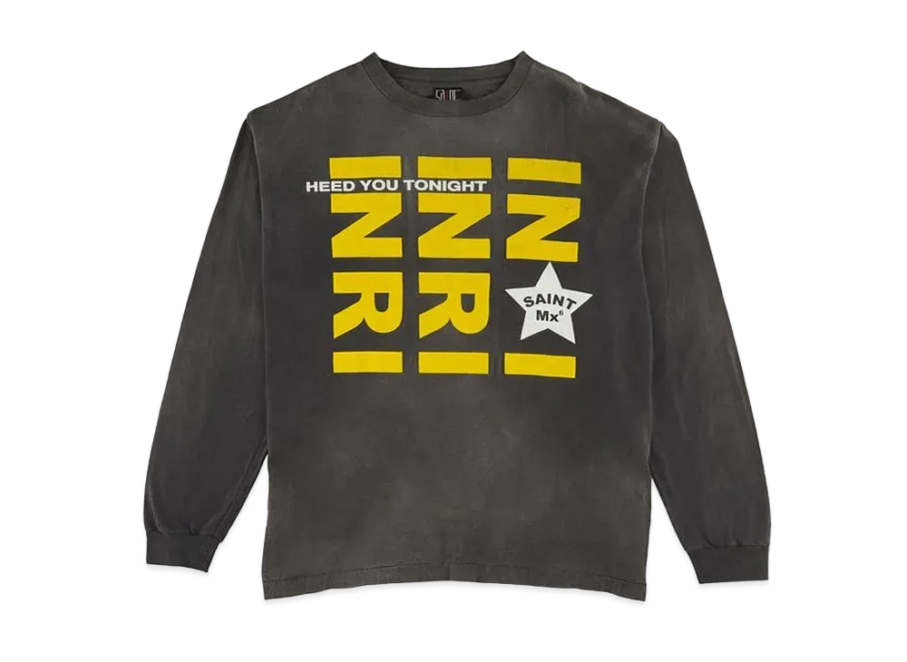 SAINT Mxxxxxx 22SS LS TEE INRI "Black"