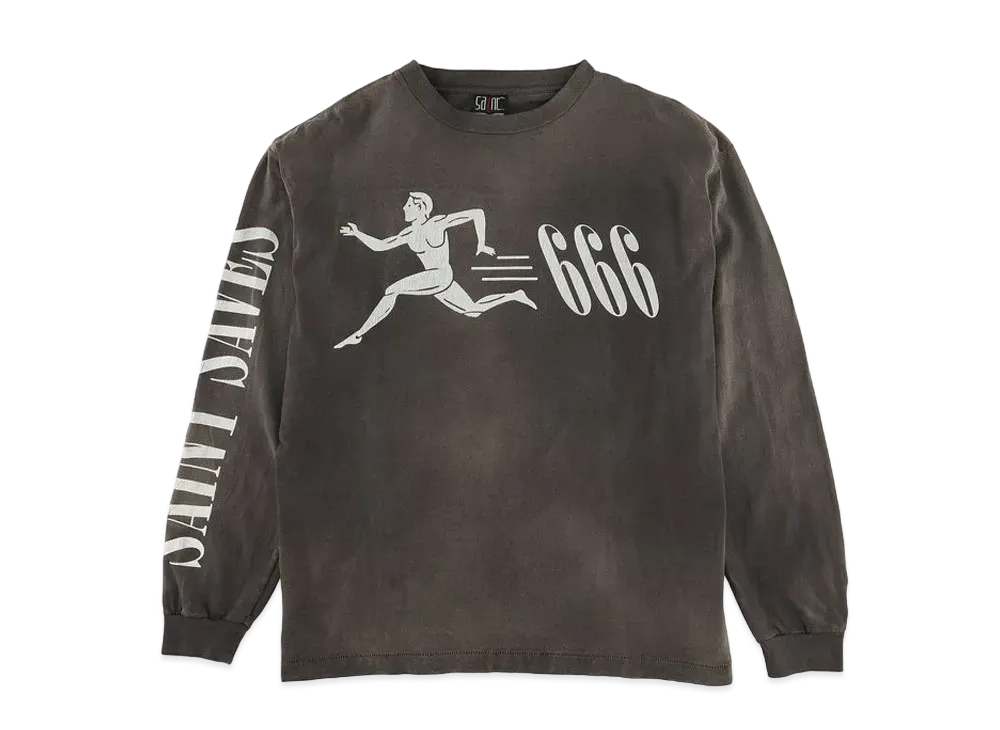 SAINT Mxxxxxx 22SS LS TEE RUNNING "Black"