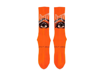 SAINT Mxxxxxx 22SS SOCKS EYES "Orange"