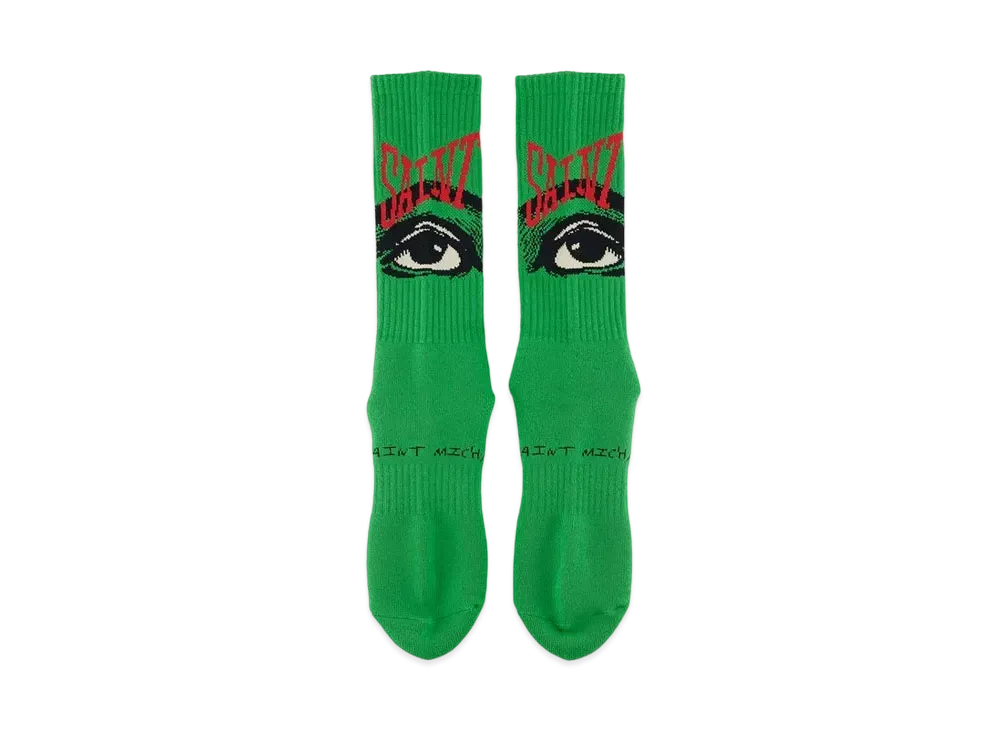 SAINT Mxxxxxx 22SS SOCKS EYES "Green"
