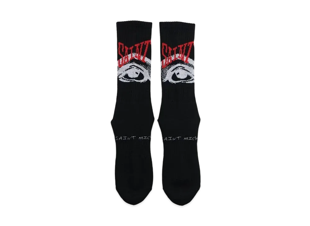 SAINT Mxxxxxx 22SS SOCKS EYES "Black"