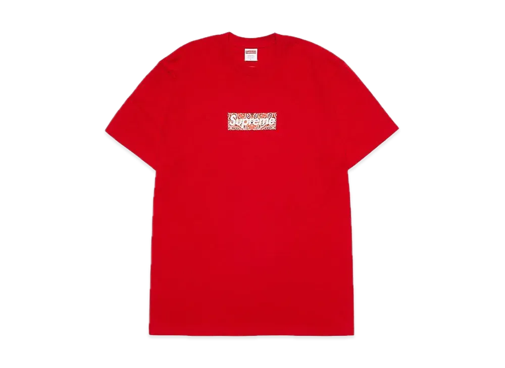 Supreme Bandana Box Logo Tee "Red"