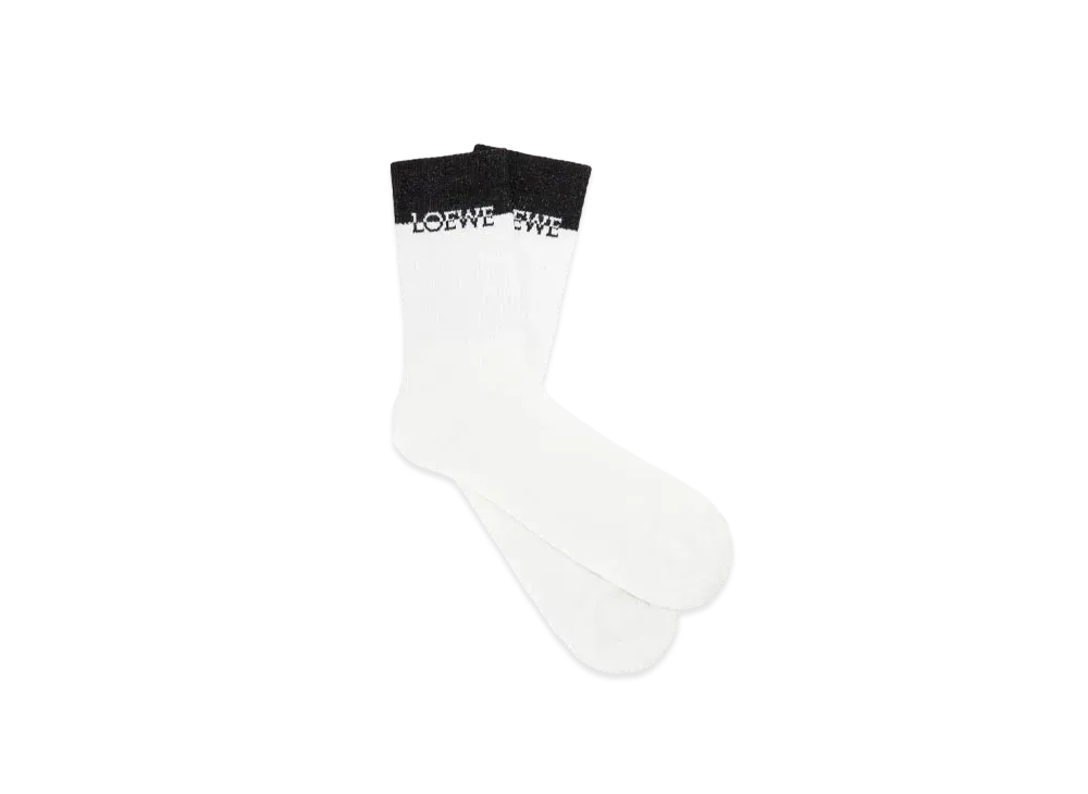 LOEWE By Color Socks "White/Black"