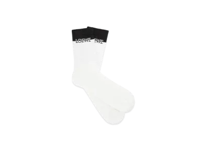 LOEWE By Color Socks "White/Black"