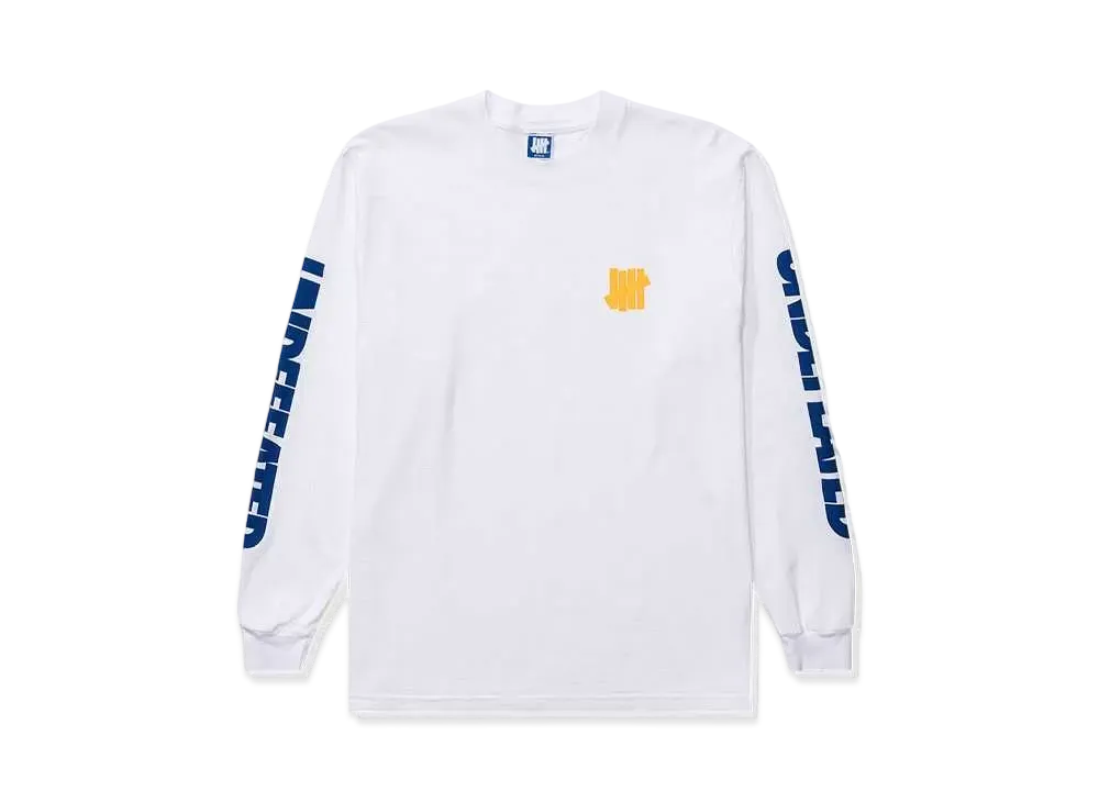 UNDEFEATED LOCKUP L/S TEE - 80313 "White"