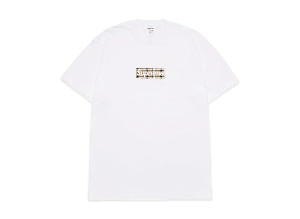 Supreme / Burberry Box Logo Tee "White"