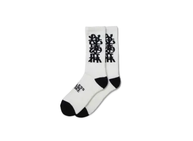 APHRODITEGANG NAMEDARUMA JACQUARD SOCKS "White"