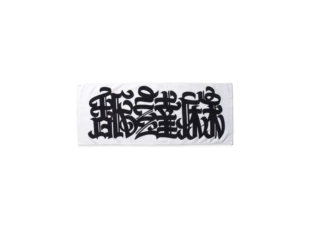 APHRODITEGANG CASPER x BUDSPOOL / NAMEDARUMA TAGGING PRINT FACE TOWEL "White"