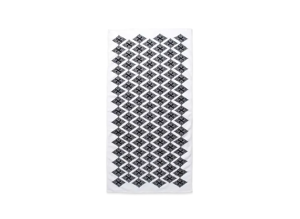 APHRODITEGANG ASAGARA BEACH TOWEL "White/Black"