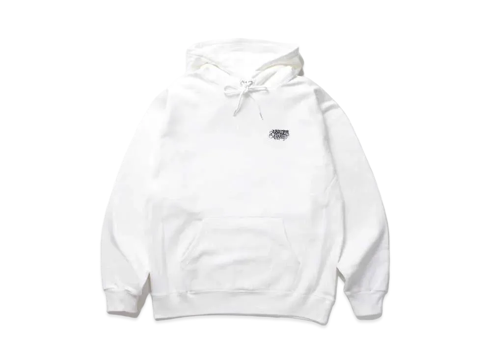 APHRODITEGANG CLASSIC LOGO HEAVY WEIGHT HOODED SWEAT SHIRT "White"