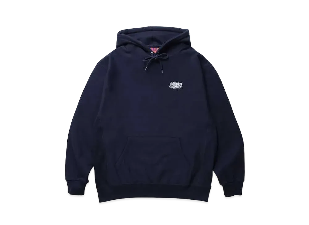 APHRODITEGANG CLASSIC LOGO HEAVY WEIGHT HOODED SWEAT SHIRT "Navy"