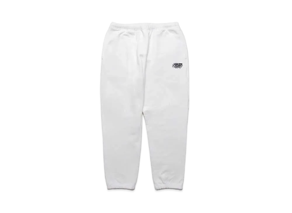 APHRODITEGANG CLASSIC LOGO HEAVY WEIGHT SWEAT PANTS "White"