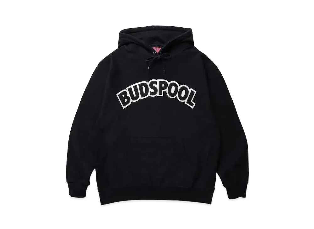 APHRODITEGANG BUDSPOOL HEAVY WEIGHT HOODED SWEAT SHIRT "Black"
