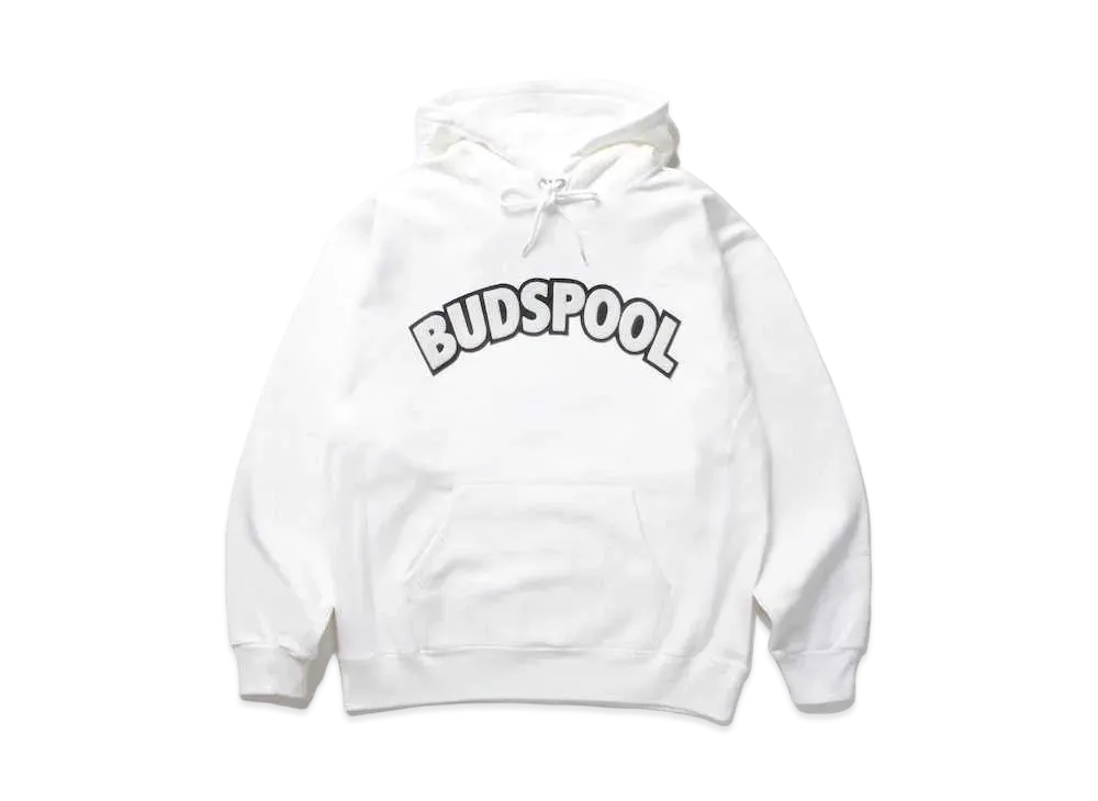 APHRODITEGANG BUDSPOOL HEAVY WEIGHT HOODED SWEAT SHIRT "White"