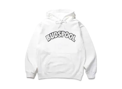 APHRODITEGANG BUDSPOOL HEAVY WEIGHT HOODED SWEAT SHIRT "White"