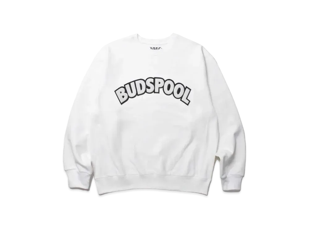 APHRODITEGANG BUDSPOOL HEAVY WEIGHT SWEAT SHIRT "White"