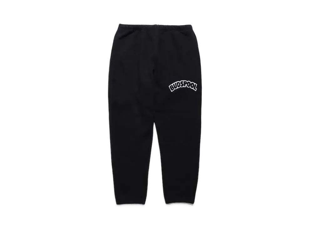 APHRODITEGANG BUDSPOOL HEAVY WEIGHT SWEAT PANTS "Black"