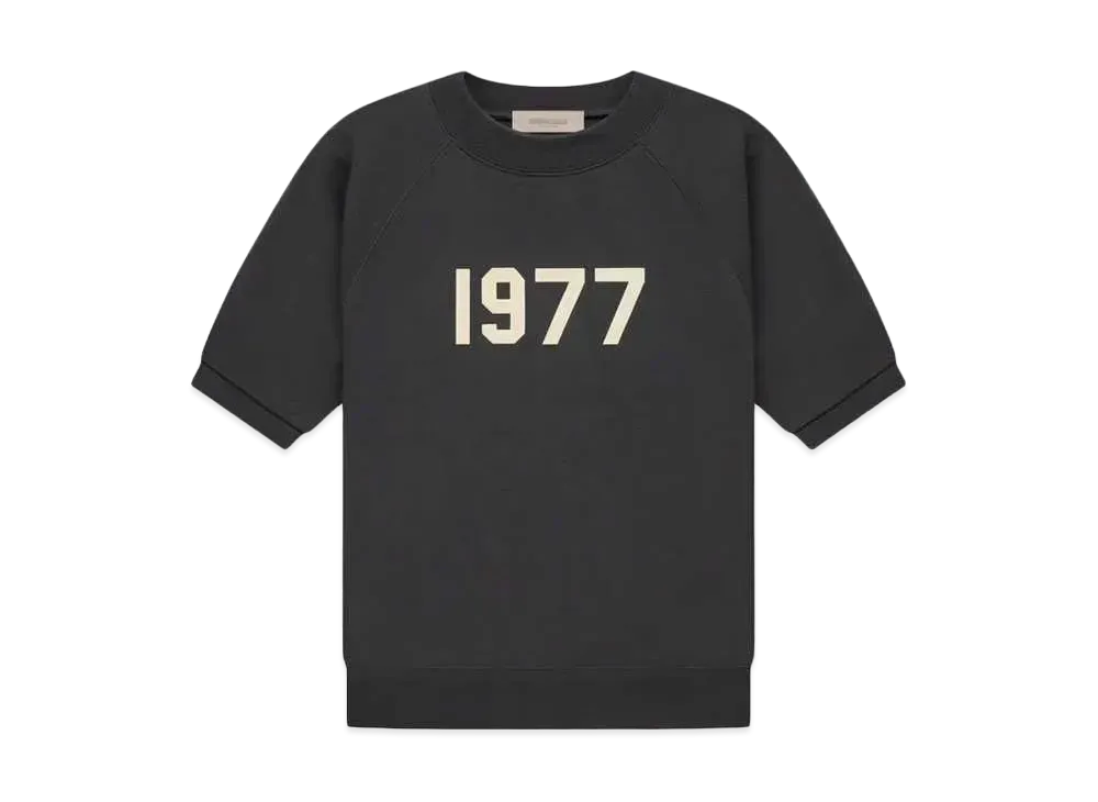 FEAR OF GOD ESSENTIALS 1977 SS RAGLAN CREWNECK "Iron"