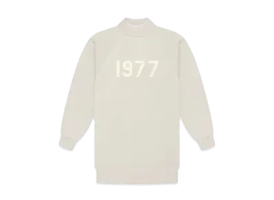 FEAR OF GOD ESSENTIALS WOMEN'S 1977 3/4 SLEEVE MOCKNECK "Wheat"