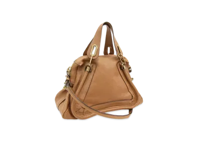 Chloe Paraty Leather 2WAY Bag "Brown"