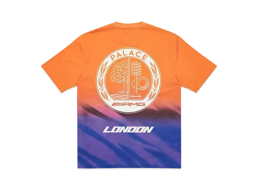 PALACE AMG 2.0 LONDON T-SHIRT "Orange / Purple"