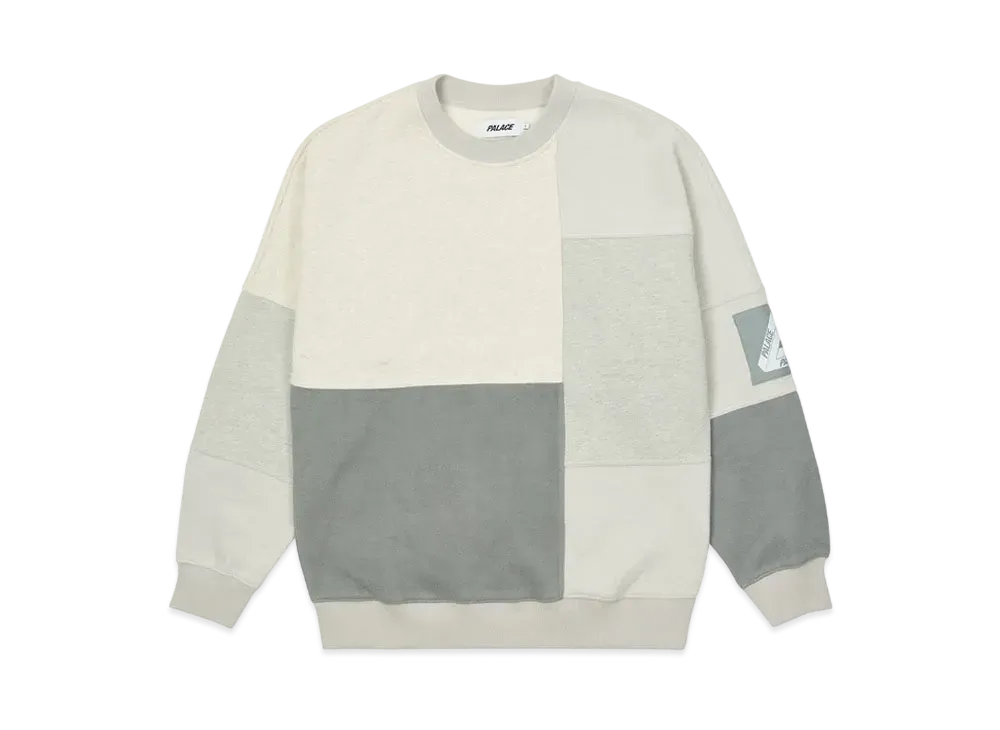 PALACE COLOUR BLOCK CREW "Greys"