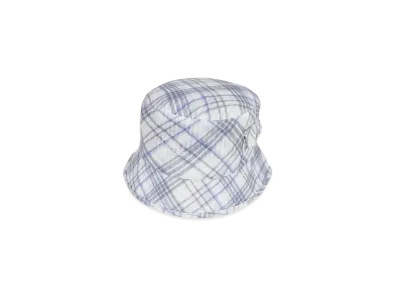PALACE WARP CHECK BUCKET HAT "Blue"