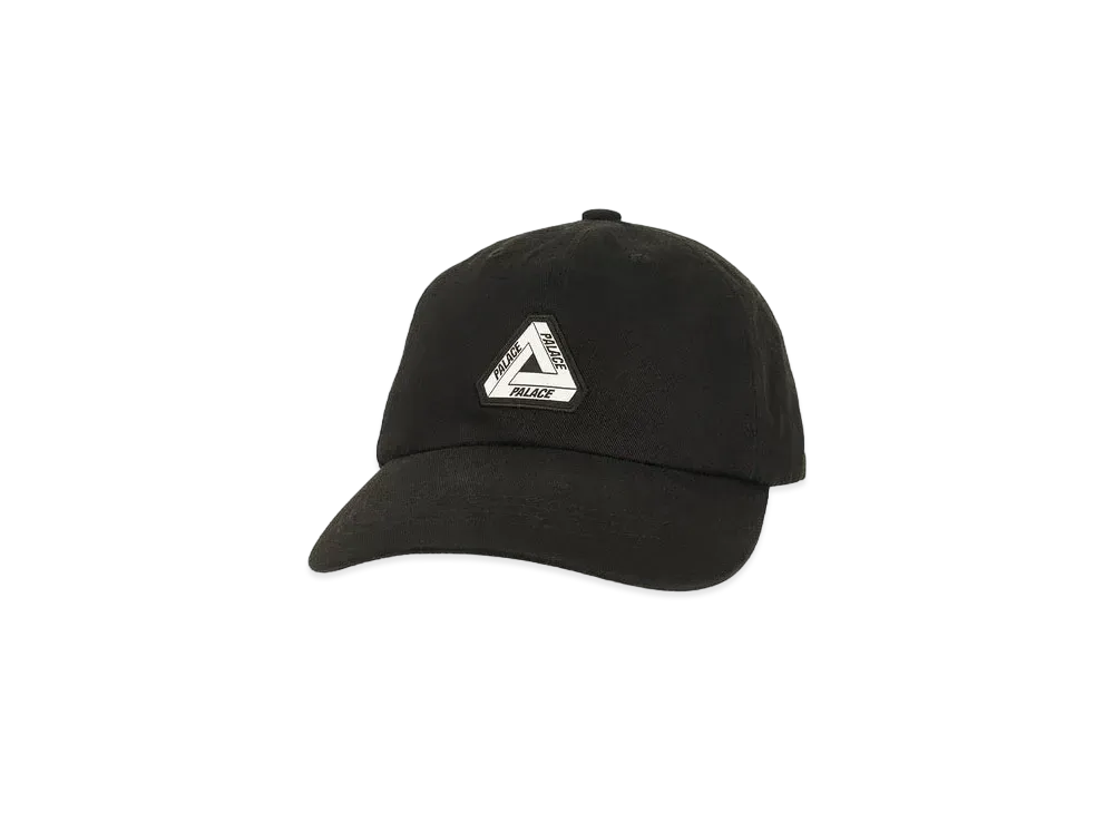 PALACE WASHED TWILL TRI-FERG 6-PANEL "Black"