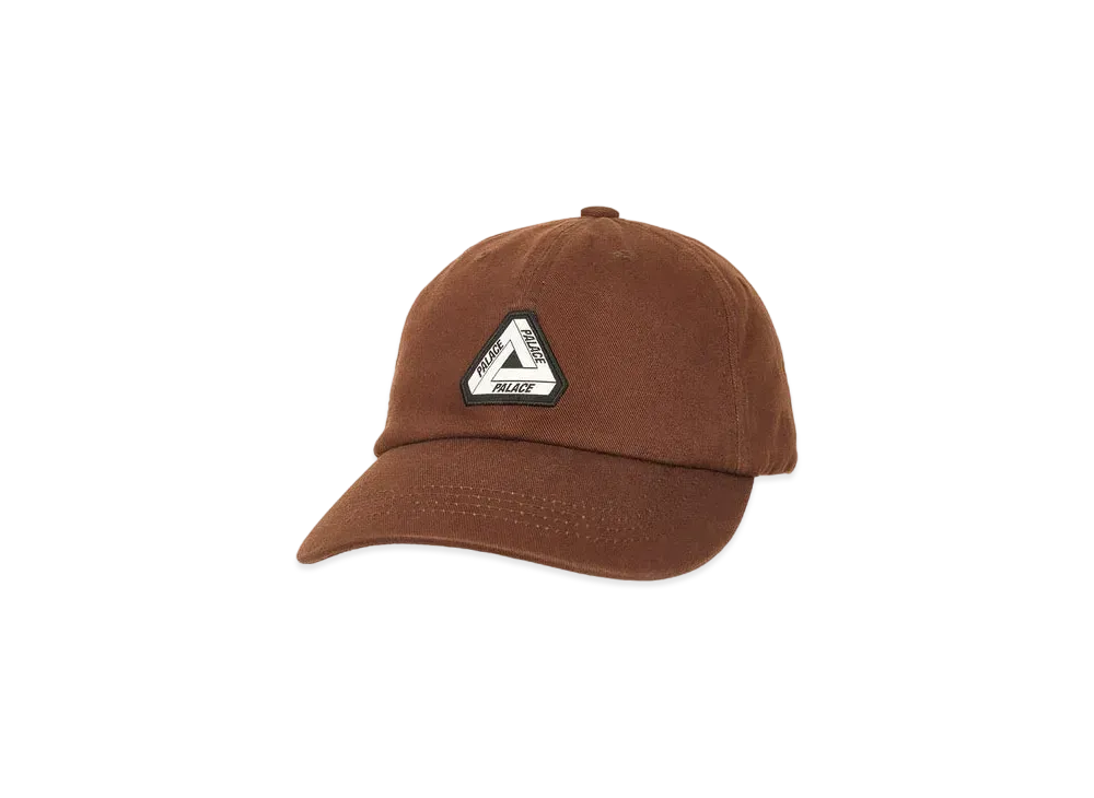 PALACE WASHED TWILL TRI-FERG 6-PANEL "Brown"