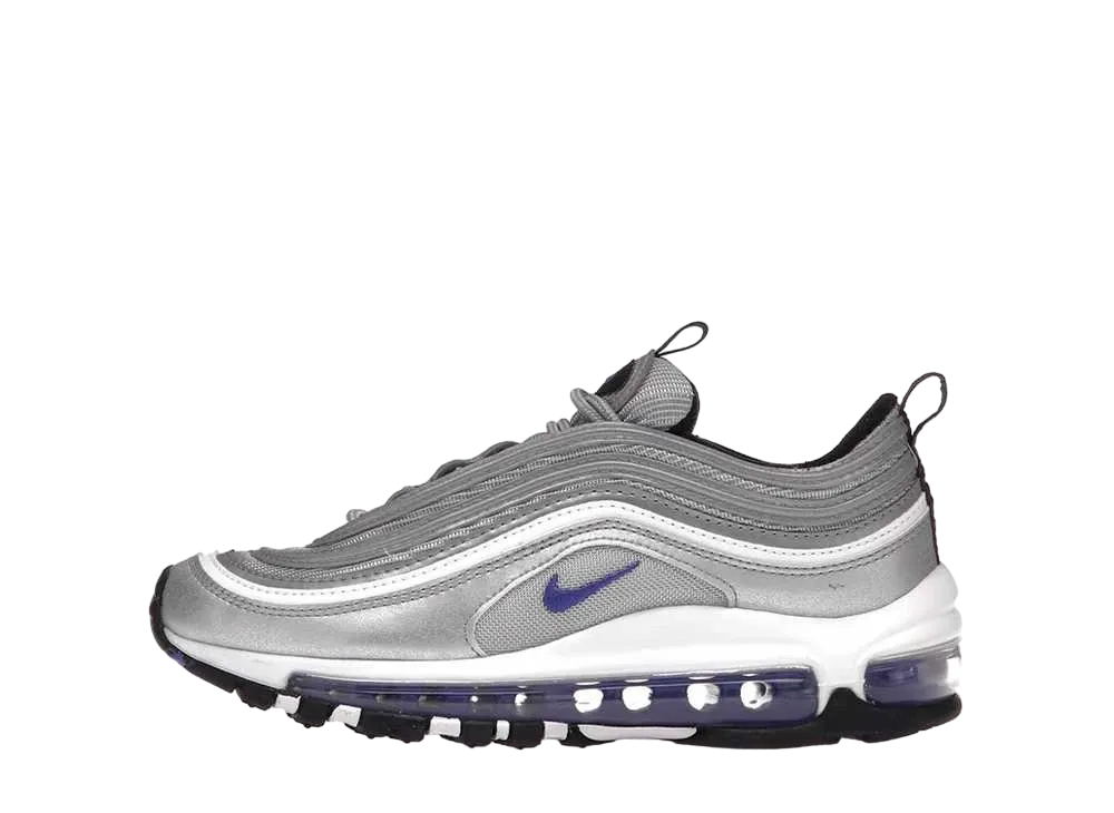 ナイキ GS エアマックス97 "メタリックシルバー/パージアンバイオレット"