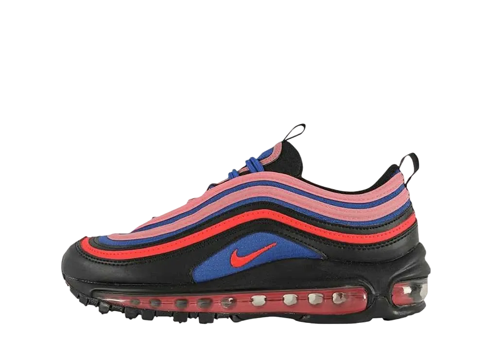 ナイキ GS エアマックス97 "ブラック/フラッシュクリムゾン"