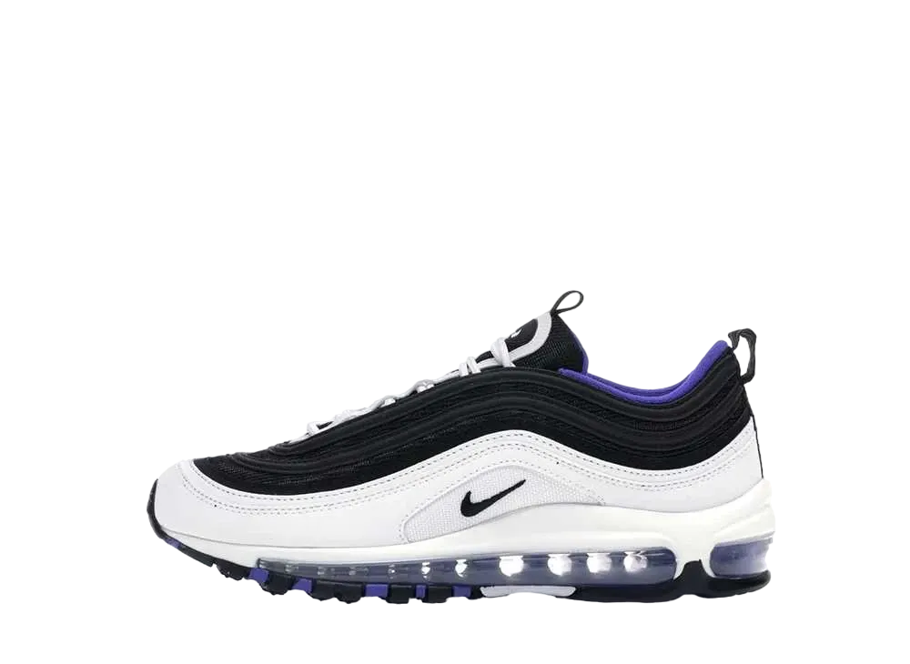 ナイキ GS エアマックス97 "ホワイト/ブラック/パージアンバイオレット"