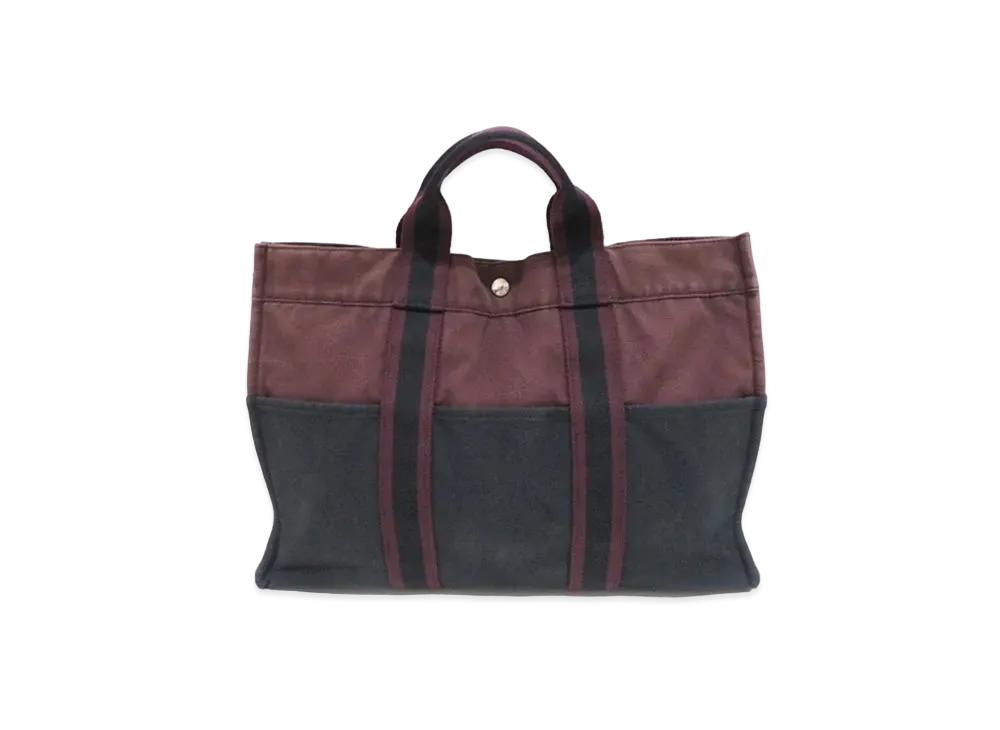 HERMES Fourre-tout MM "Bordeaux/Black"