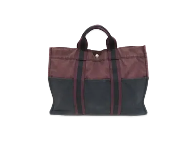 HERMES Fourre-tout MM "Bordeaux/Black"