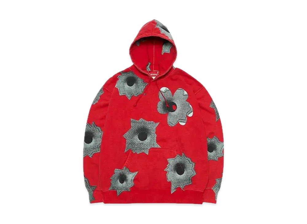 Supreme Nate Lowman Hooded Sweatshirt "Red"