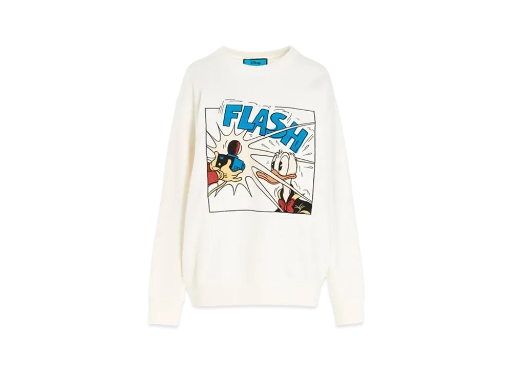 グッチ x ディズニー ドナルドダック スウェットシャツ "ホワイト" 617964 XJDA5 9088