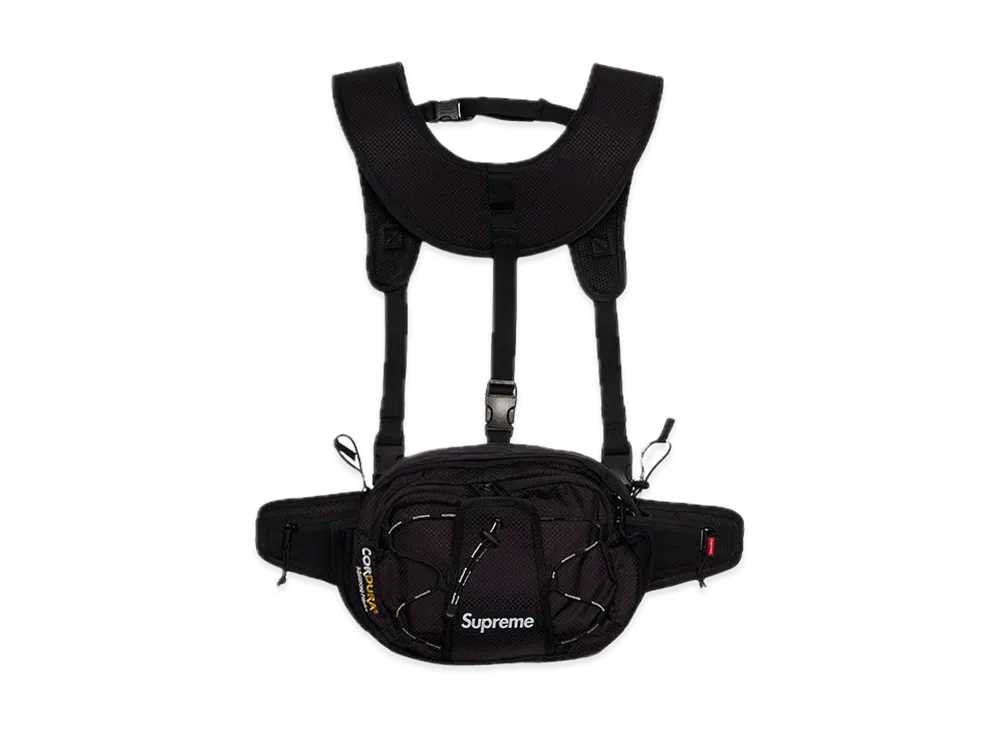 シュプリーム 2022ss ハーネス ウエスト バッグ "ブラック"
