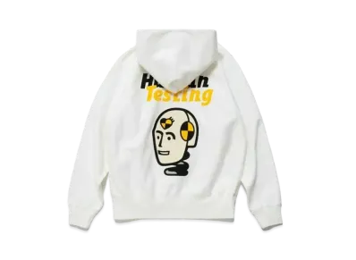 HUMAN MADE A$AP Rocky HUMAN TESTING PIZZA HOODIE "White"