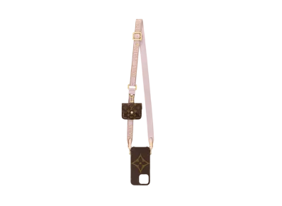Louis Vuitton iPhone Strap Bumper 13 Pro Monogram ”Pink”