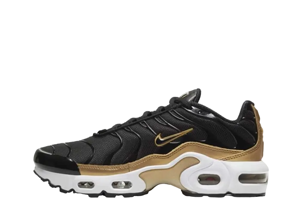 Nike GS Air Max Plus "Black Metallic Gold"