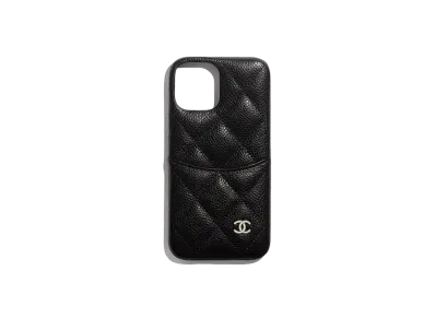 CHANEL Matelasse iPhone 12/12 Pro Classic Case "Black"