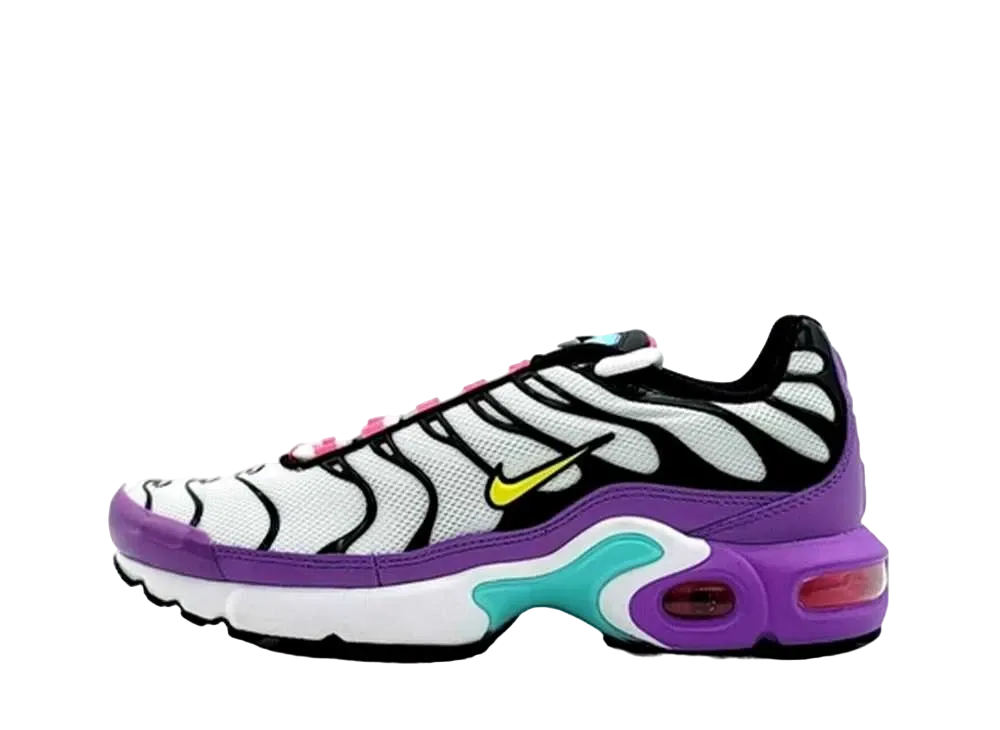 ナイキ GS エアマックス プラス "ブライト バイオレット ブラック ホワイト"