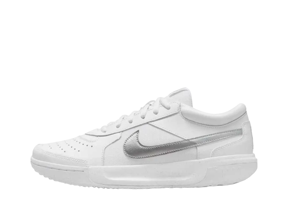 ナイキ ウィメンズ コート ズーム ライト 3 "ホワイト/メタリック シルバー"