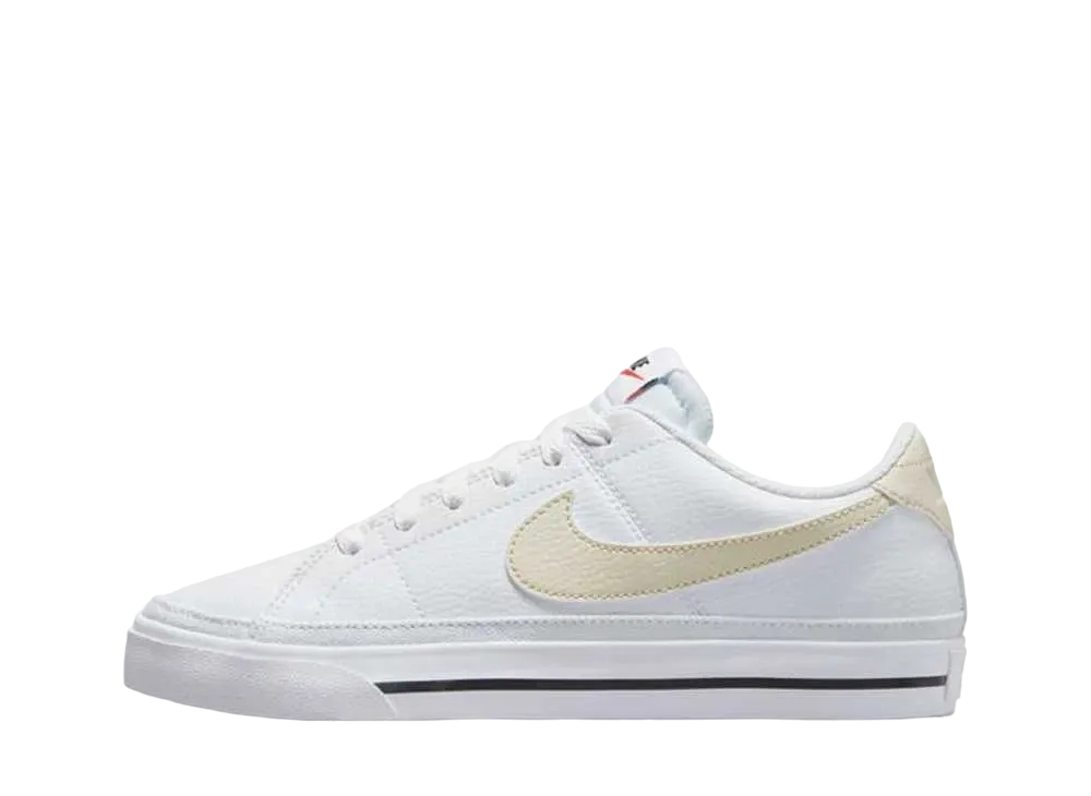 ナイキ ウィメンズ コート レガシー ネクストネイチャー "ホワイト/チームオレンジ/ブラック/フォッシル"