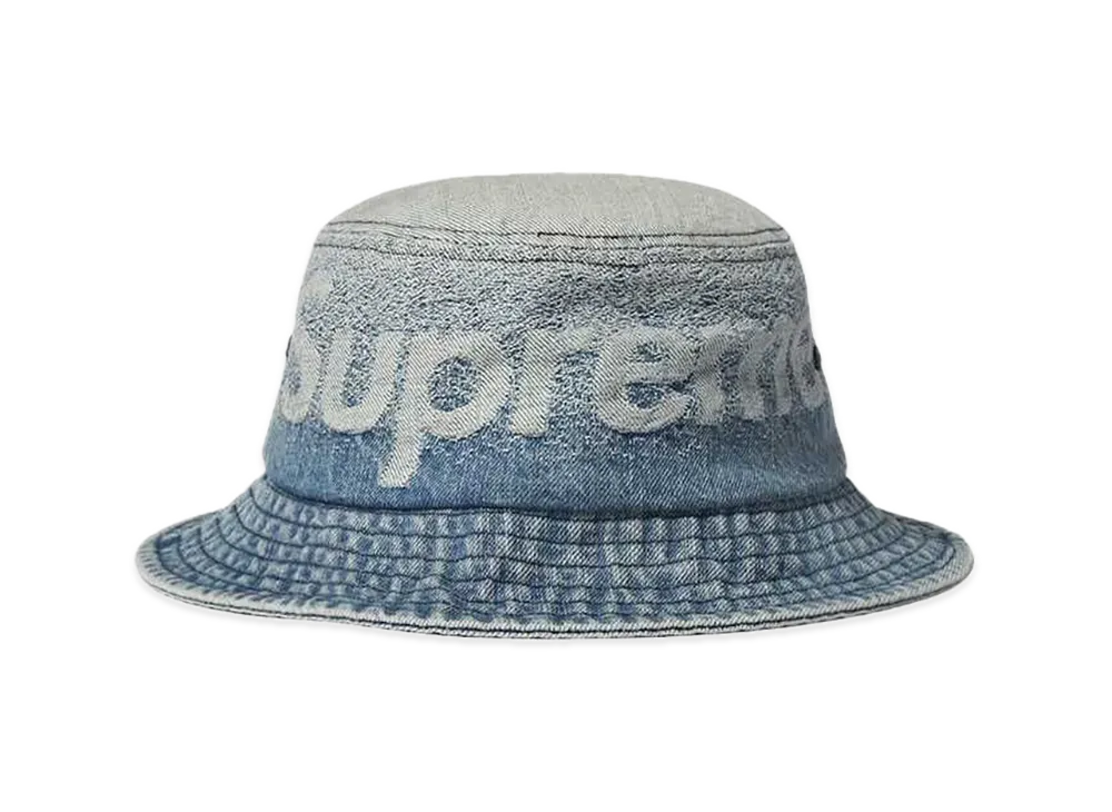 Supreme Fade Jacquard Denim Crusher "Blue"