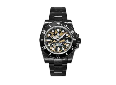 A BATHING APE 1ST CAMO TYPE 1 BAPEX "Black"